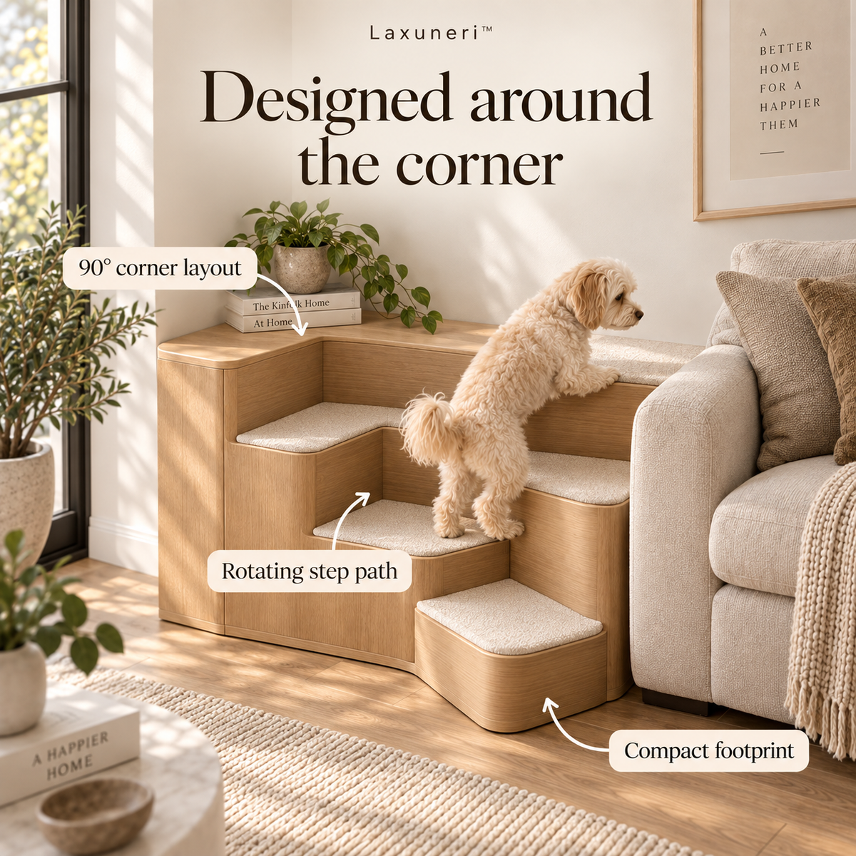 Laxuneri™  Corner Step